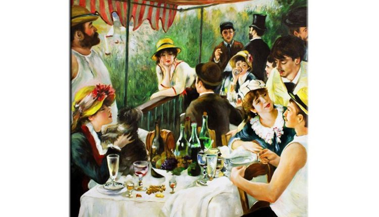 Pierre-Auguste-Renoir-Sniadanie-wioslarzy-90×90-cm